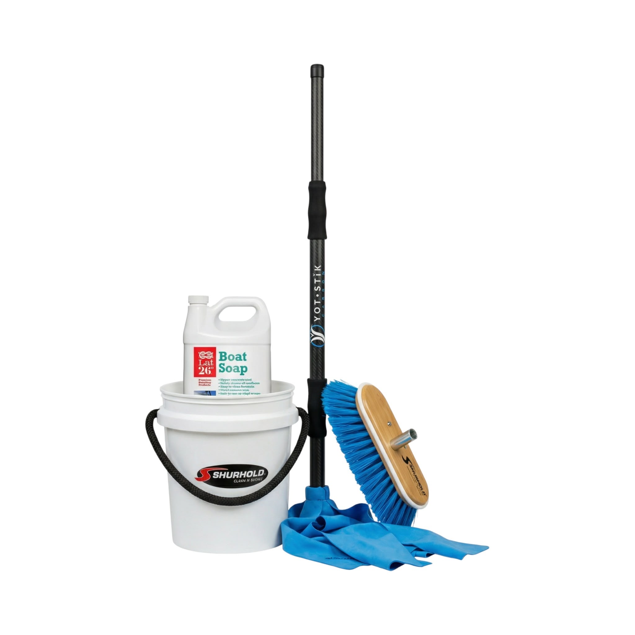Essential Boat Cleaning System (5 - Piece) - Boat Cleaning System by YPC (View 1) | Yacht Protection Concepts