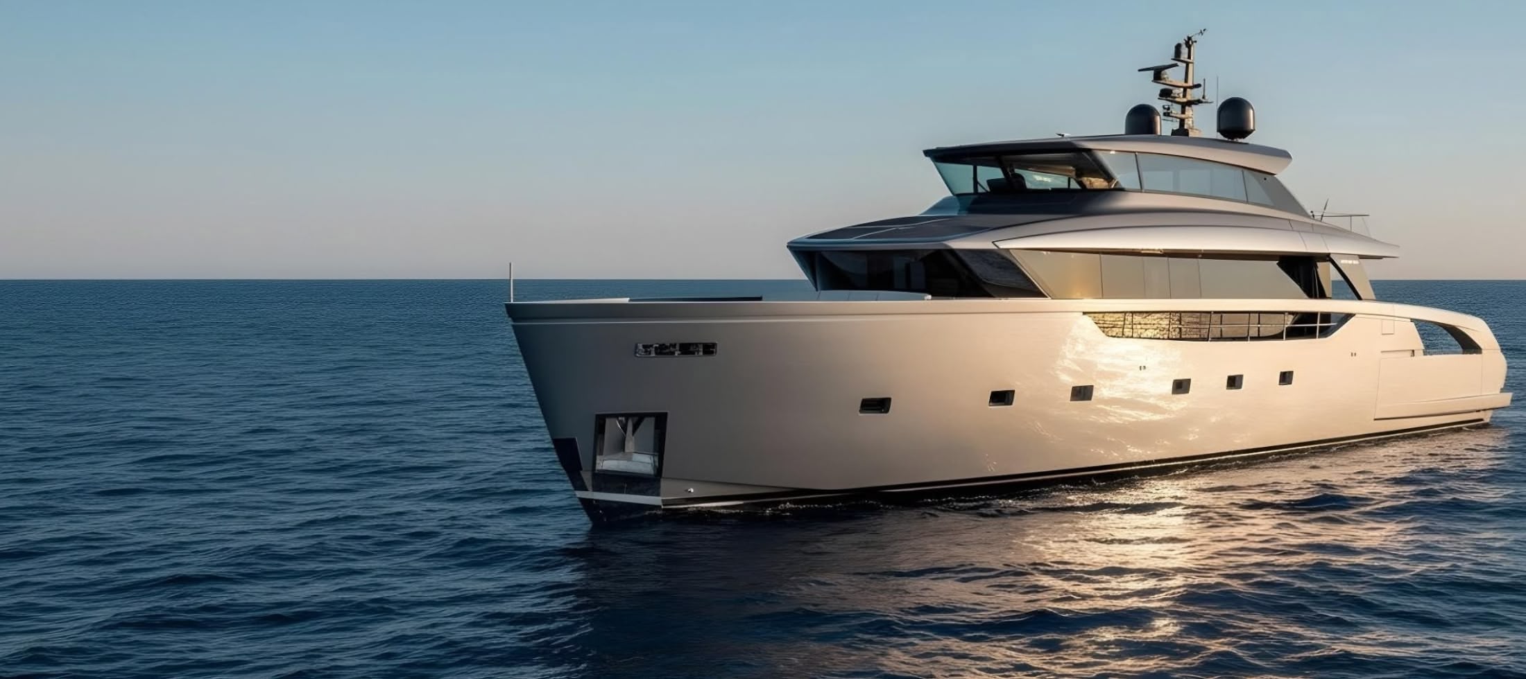 Luxury yacht at sea – Confident Ownership and Effortless Journeys with Yacht Protection Concepts