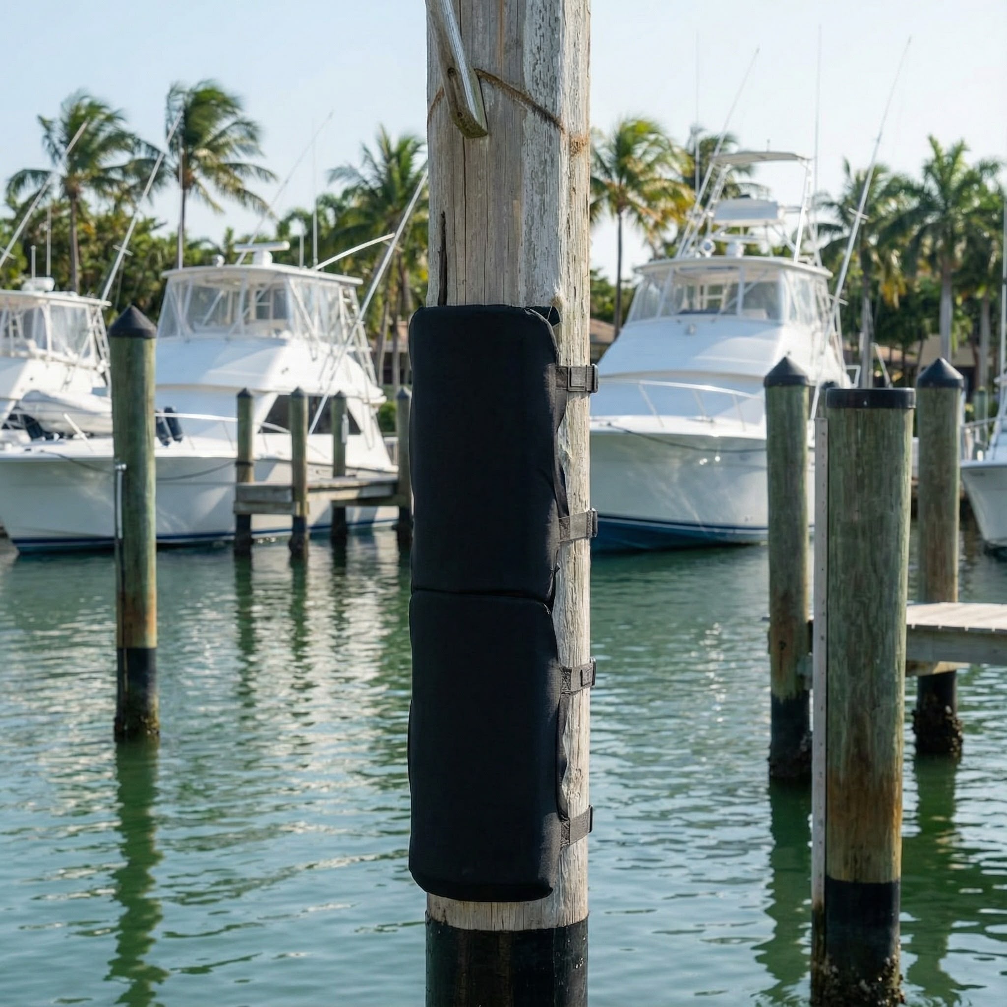 PilePad XL Extension Link - Dock Piling Protector by Piling Pad (View 3) | Yacht Protection Concepts