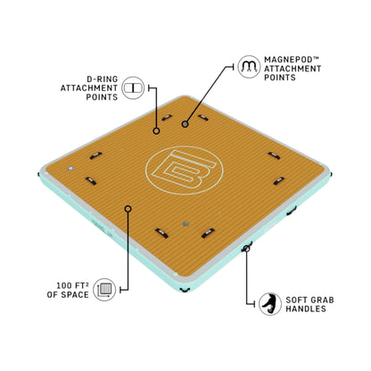 Inflatable Hangout Dock Classic by Bote | Yacht Protection Concepts - Premium Marine Equipment