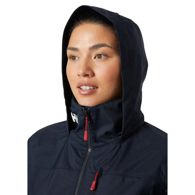 Women’s Crew Hooded Jacket 2.0 - Marine Jacket by Helly Hanson (View 30) | Yacht Protection Concepts