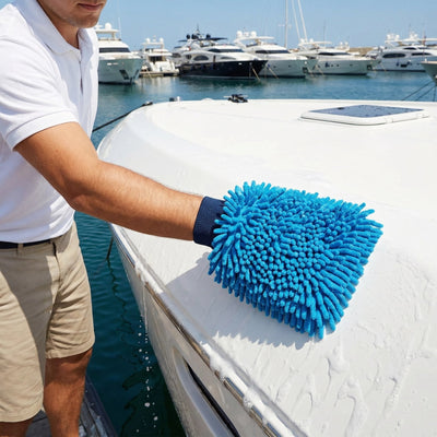 Microfiber Reggae Wash Mitt - Wash Mitt by Star Brite (View 5) | Yacht Protection Concepts