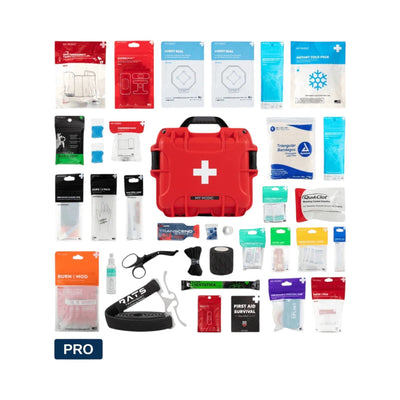 MyFAK Pro Waterproof First Aid Kit contents layout