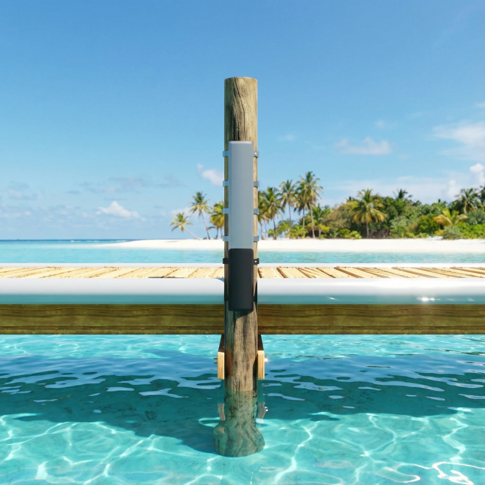 PilePad Mid Extension Link - Dock Piling Protector by Piling Pad (View 3) | Yacht Protection Concepts