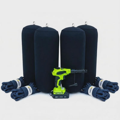 12" Inflatable Fender Protection System (4-Point) by YPC | Yacht Protection Concepts - Premium Marine Equipment