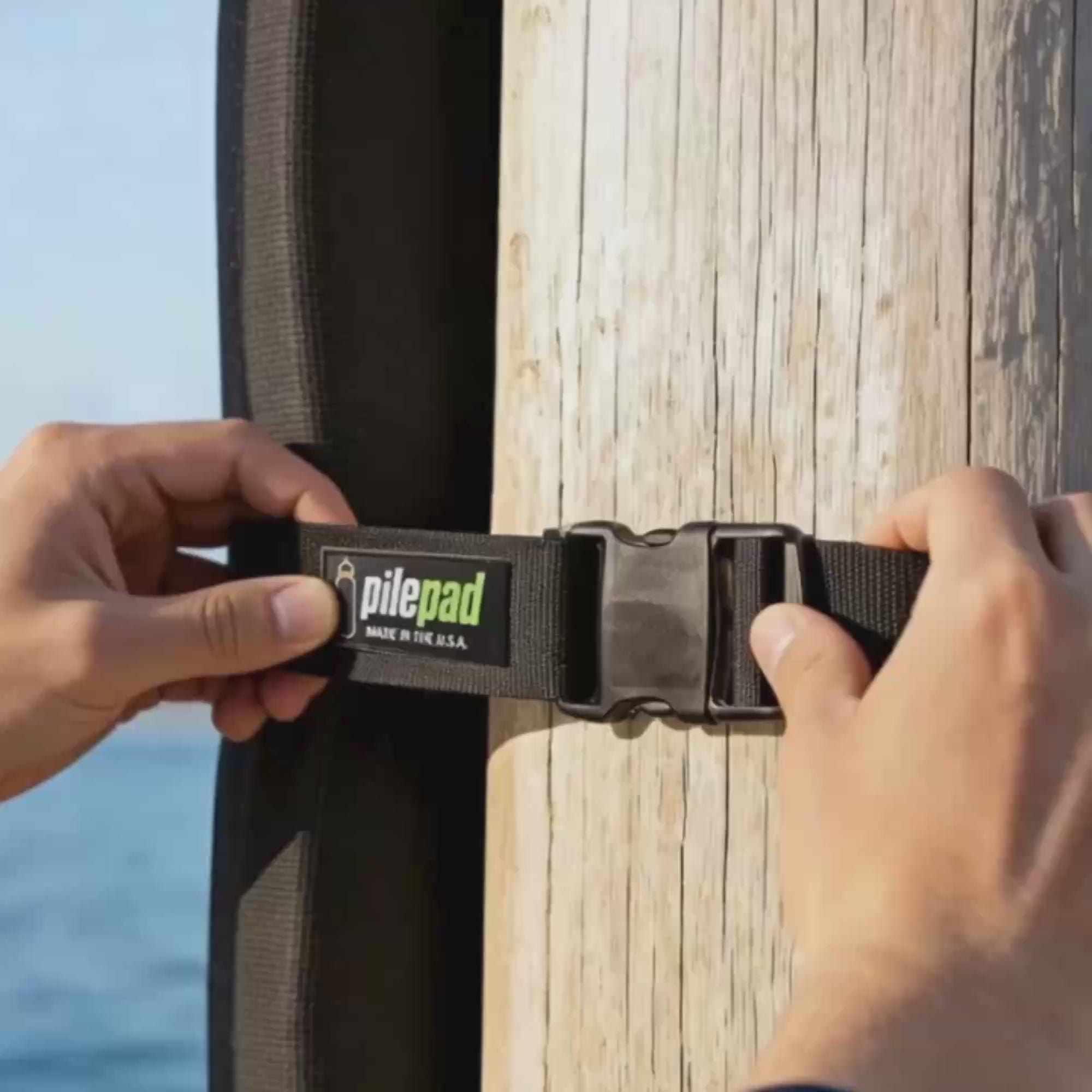 Lifestyle video showcase: PilePad yacht protection system protecting boats at busy marina with professional installation and durability features.